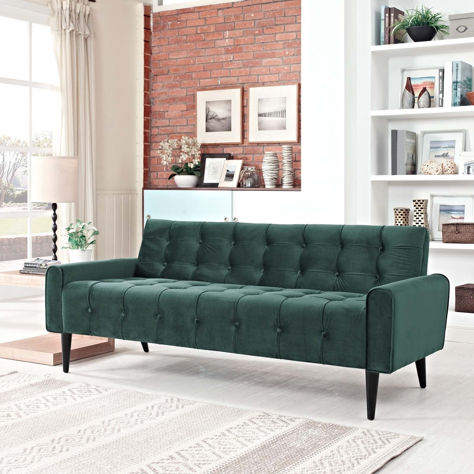 Modway Delve Performance Velvet Sofa