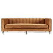 Modway Devote Channel Tufted Performance Velvet Sofa