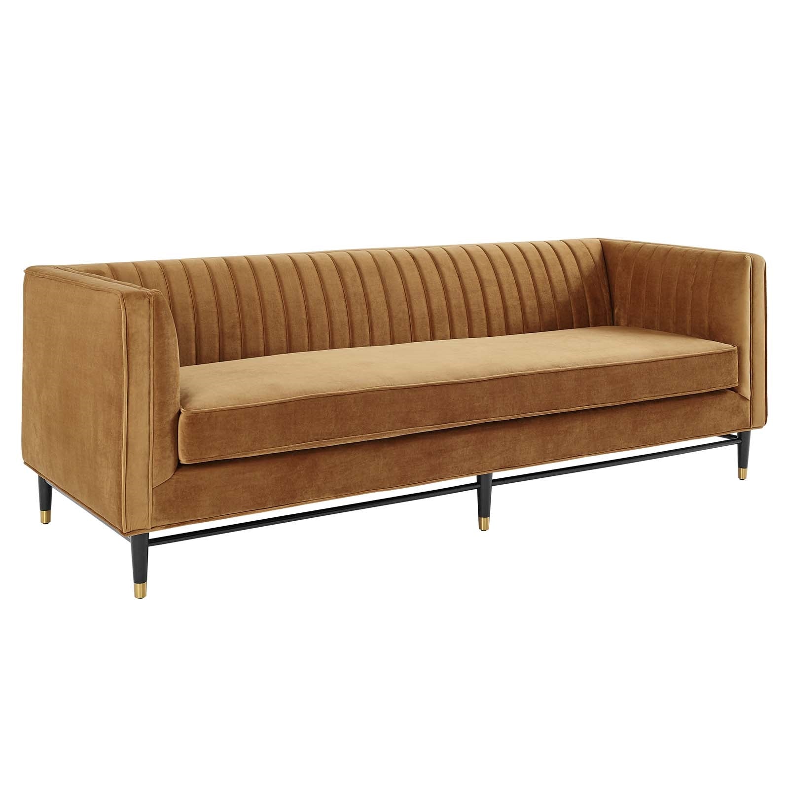 Modway Devote Channel Tufted Performance Velvet Sofa