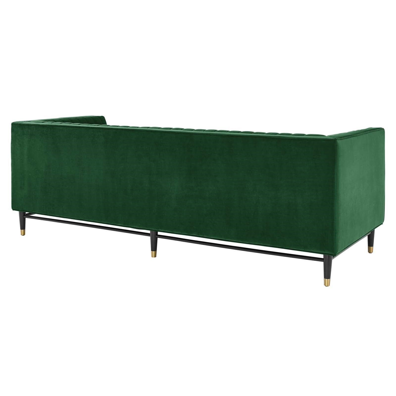 Modway Devote Channel Tufted Performance Velvet Sofa