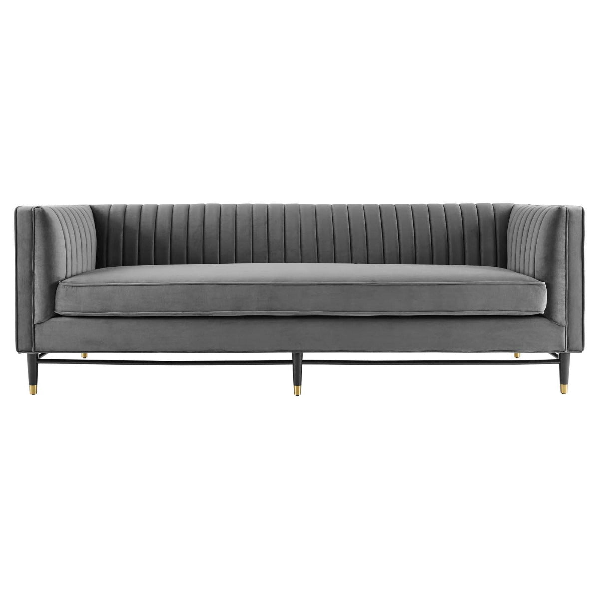 Modway Devote Channel Tufted Performance Velvet Sofa