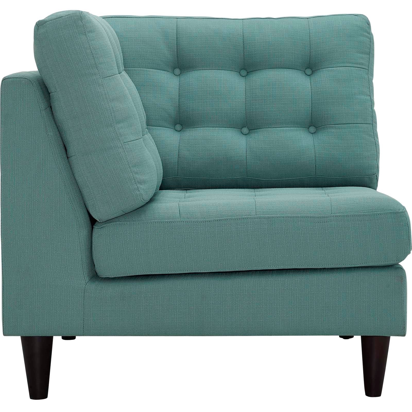 Modway Empress Upholstered Fabric Corner Sofa