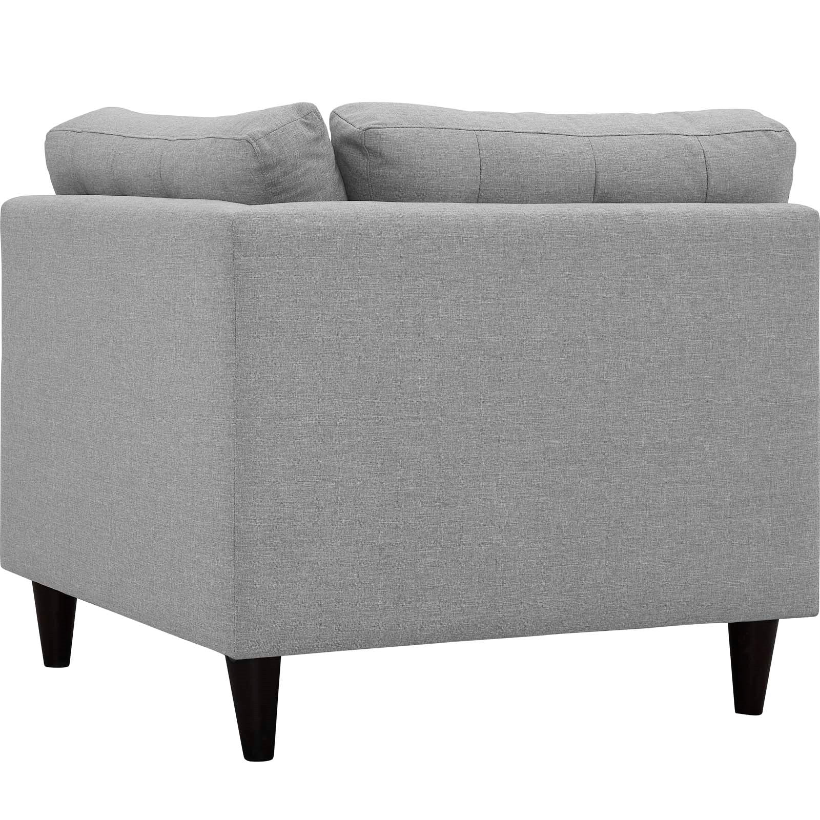 Modway Empress Upholstered Fabric Corner Sofa