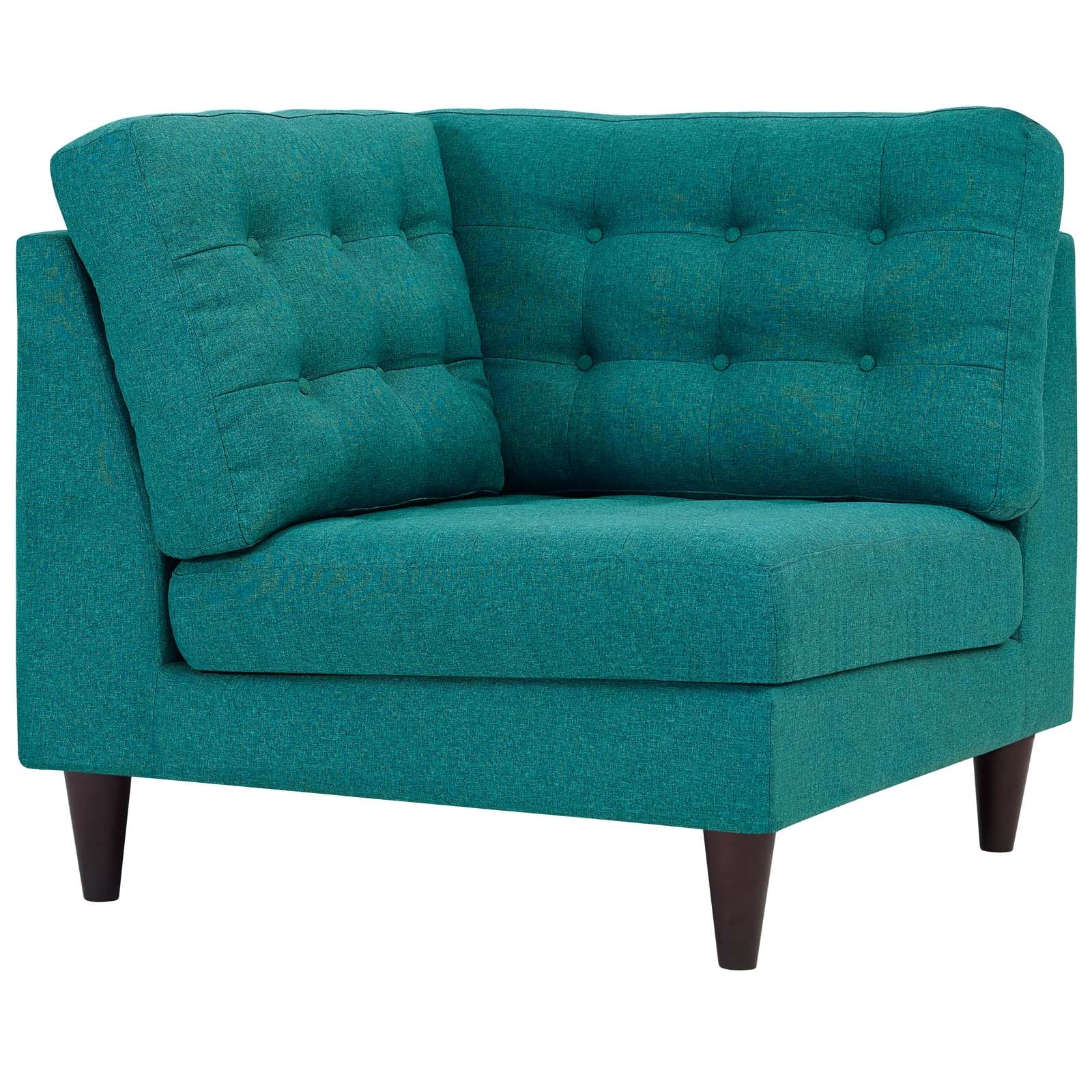 Modway Empress Upholstered Fabric Corner Sofa