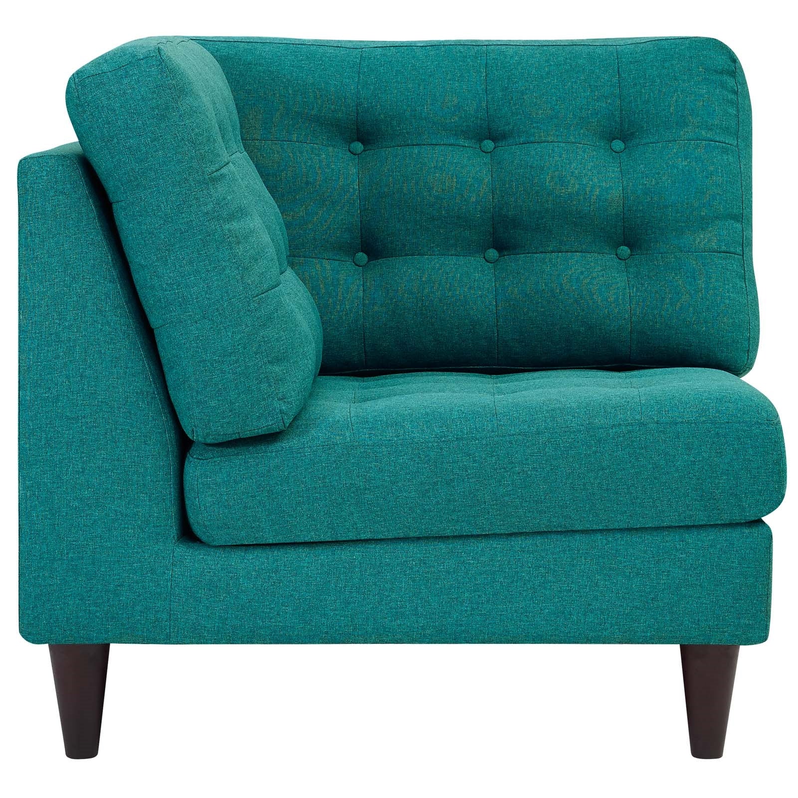 Modway Empress Upholstered Fabric Corner Sofa