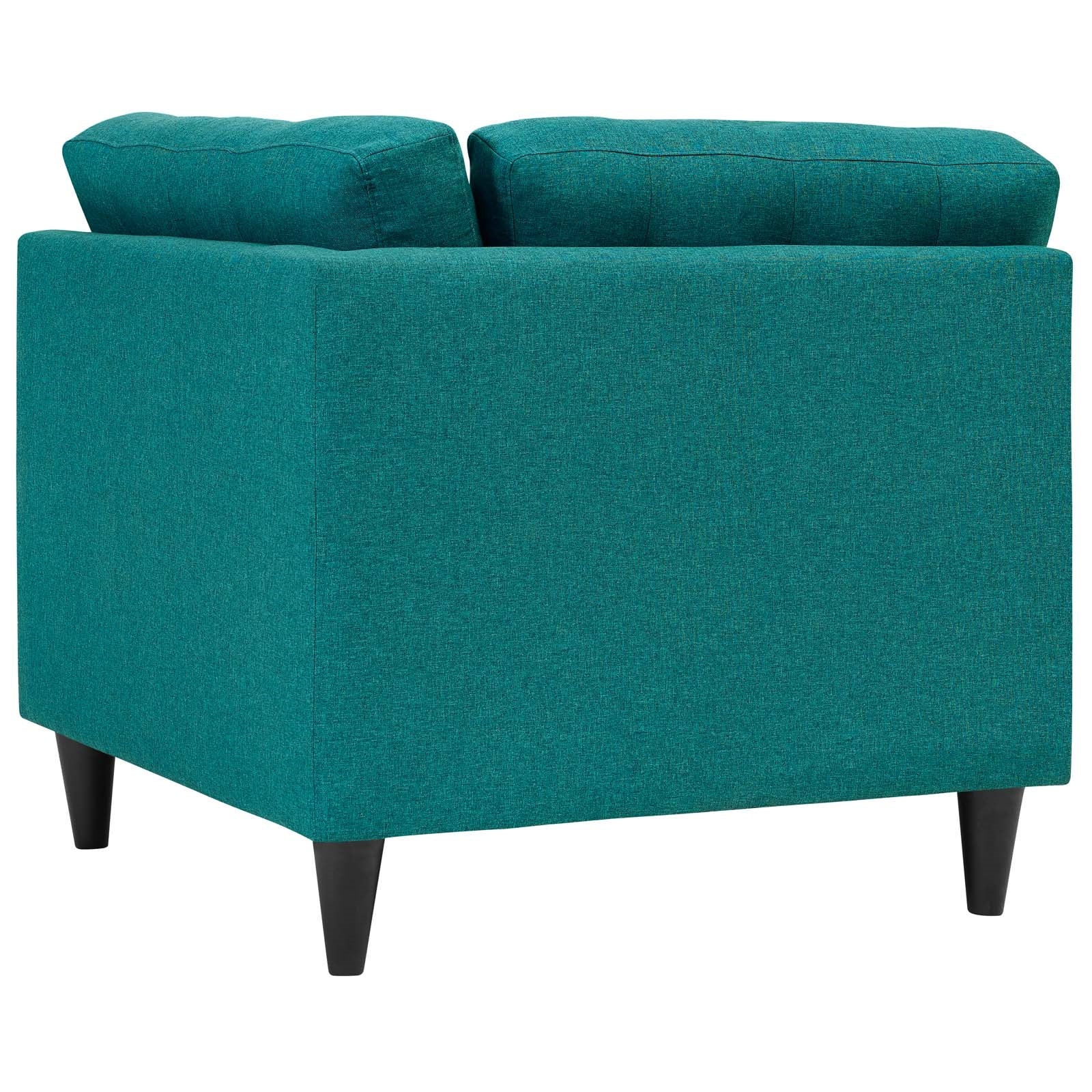 Modway Empress Upholstered Fabric Corner Sofa