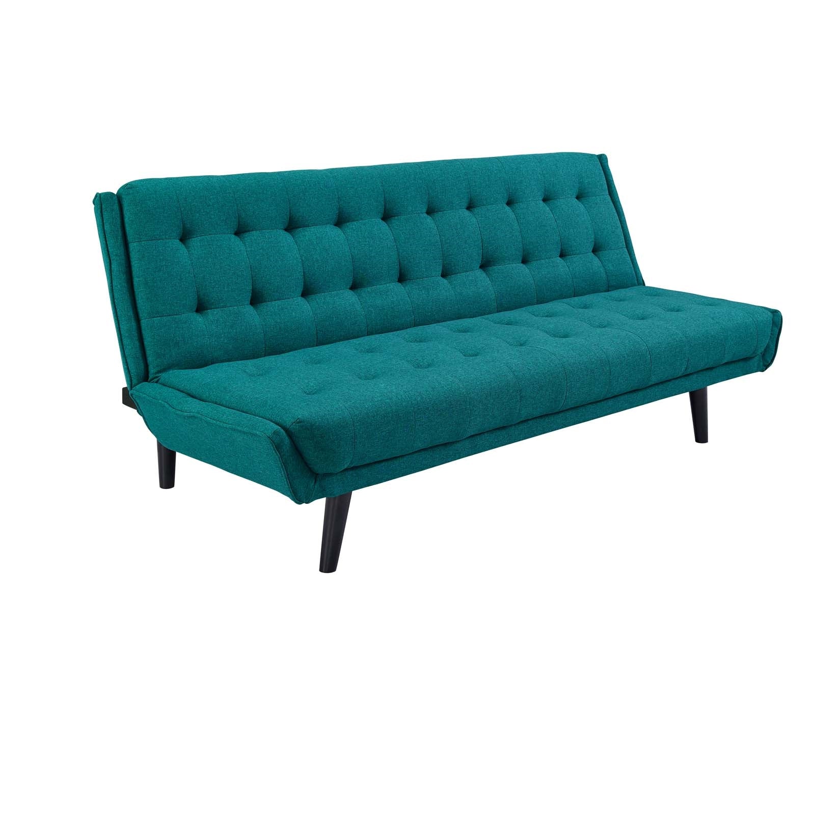 Modway Glance Tufted Convertible Fabric Sofa Bed