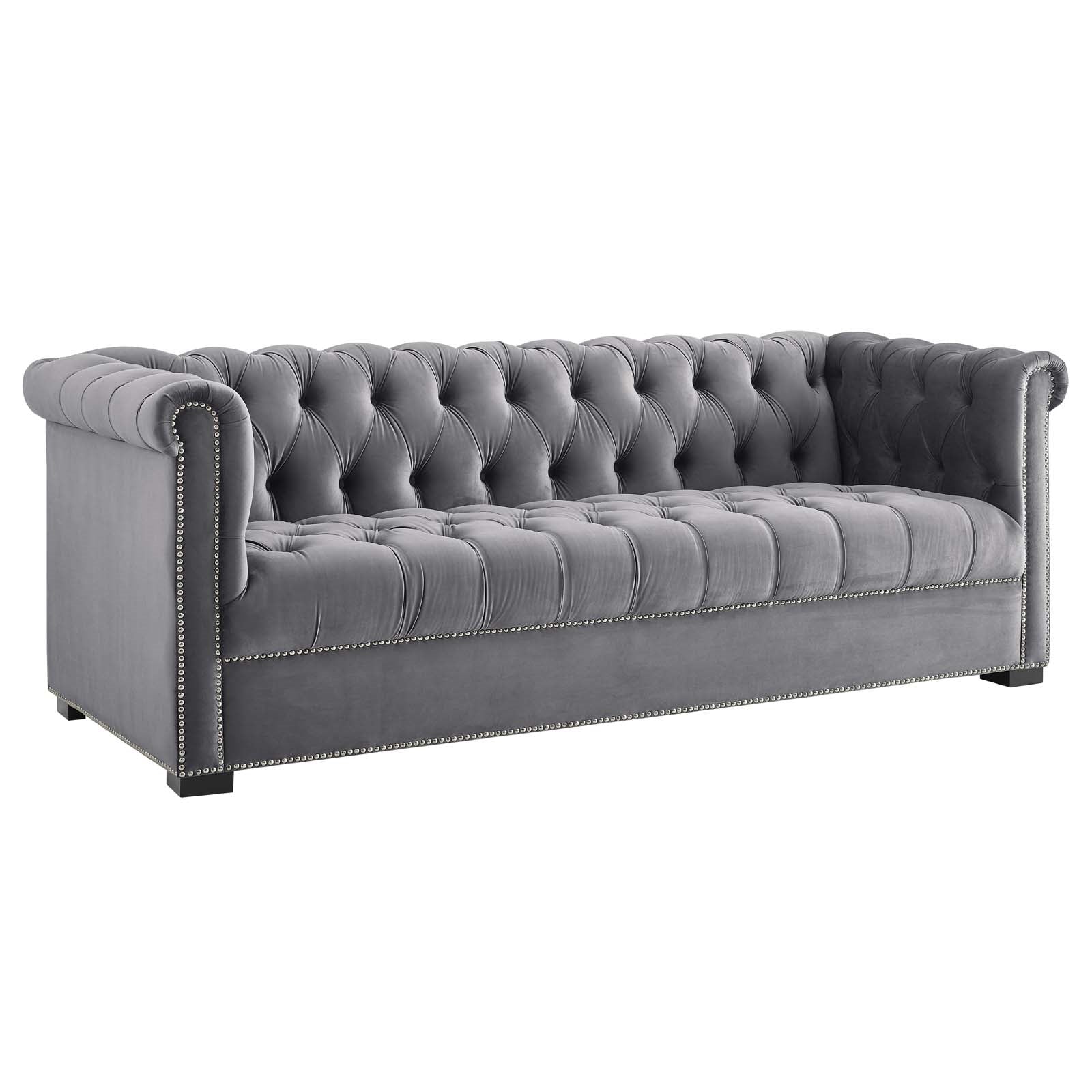 Modway Heritage Performance Velvet Sofa