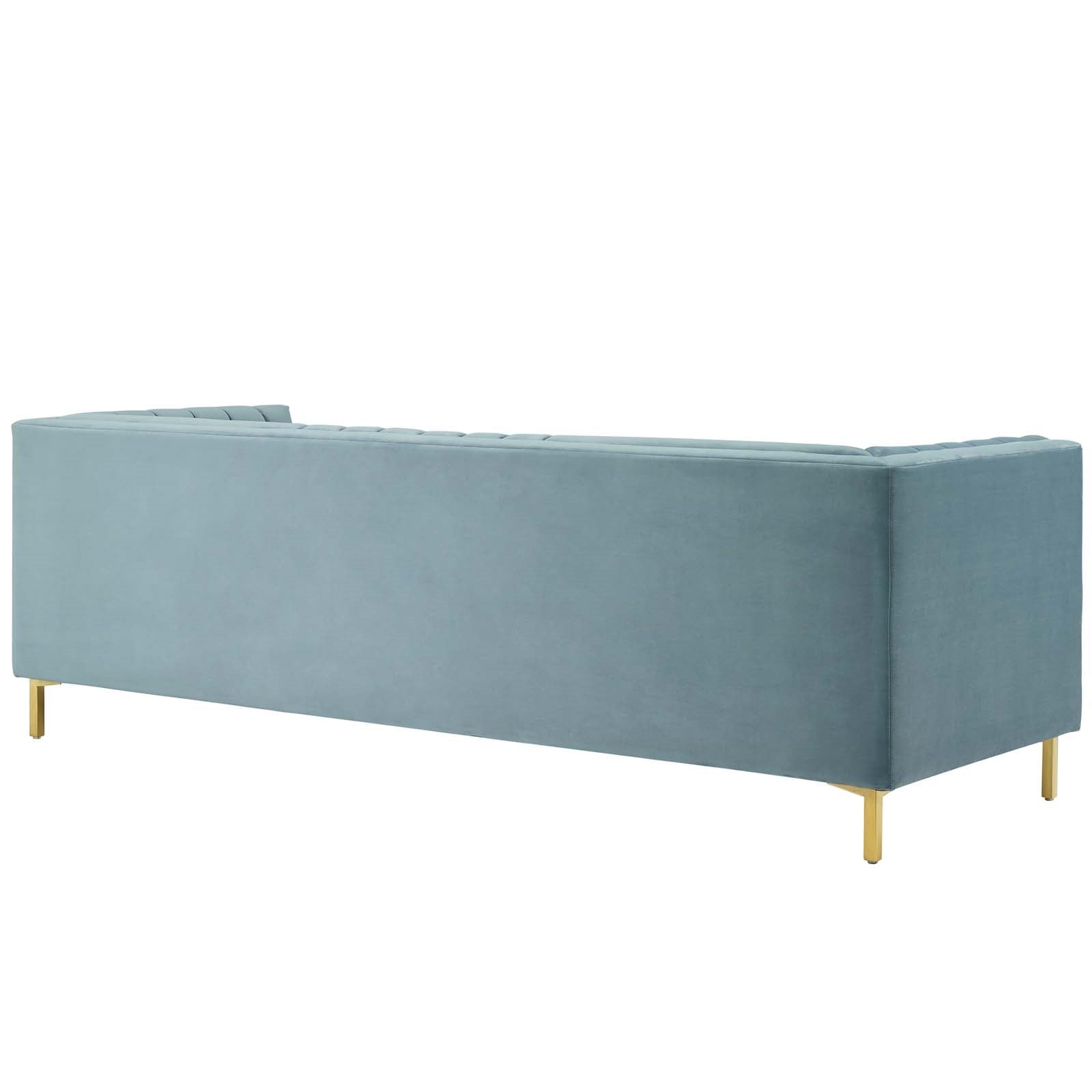 Modway Ingenuity Channel Tufted Performance Velvet Sofa