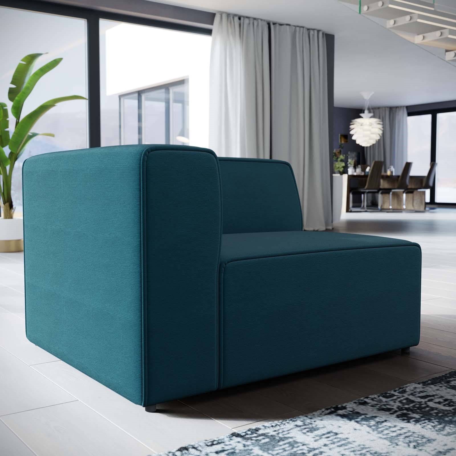Modway Mingle Fabric Left-Facing Sofa