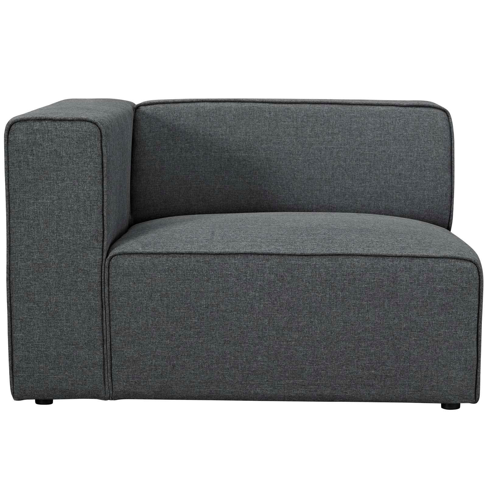 Modway Mingle Fabric Left-Facing Sofa