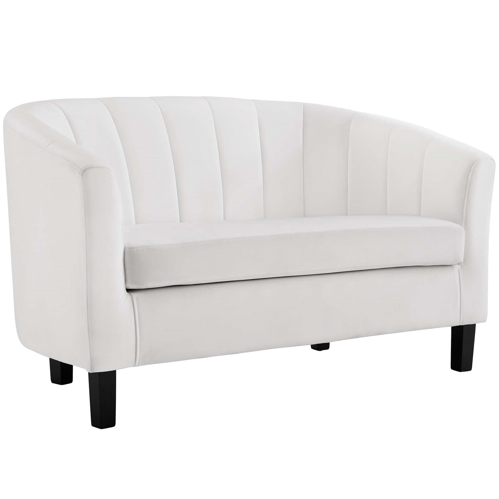 Modway Prospect Channel Tufted Performance Velvet Loveseat