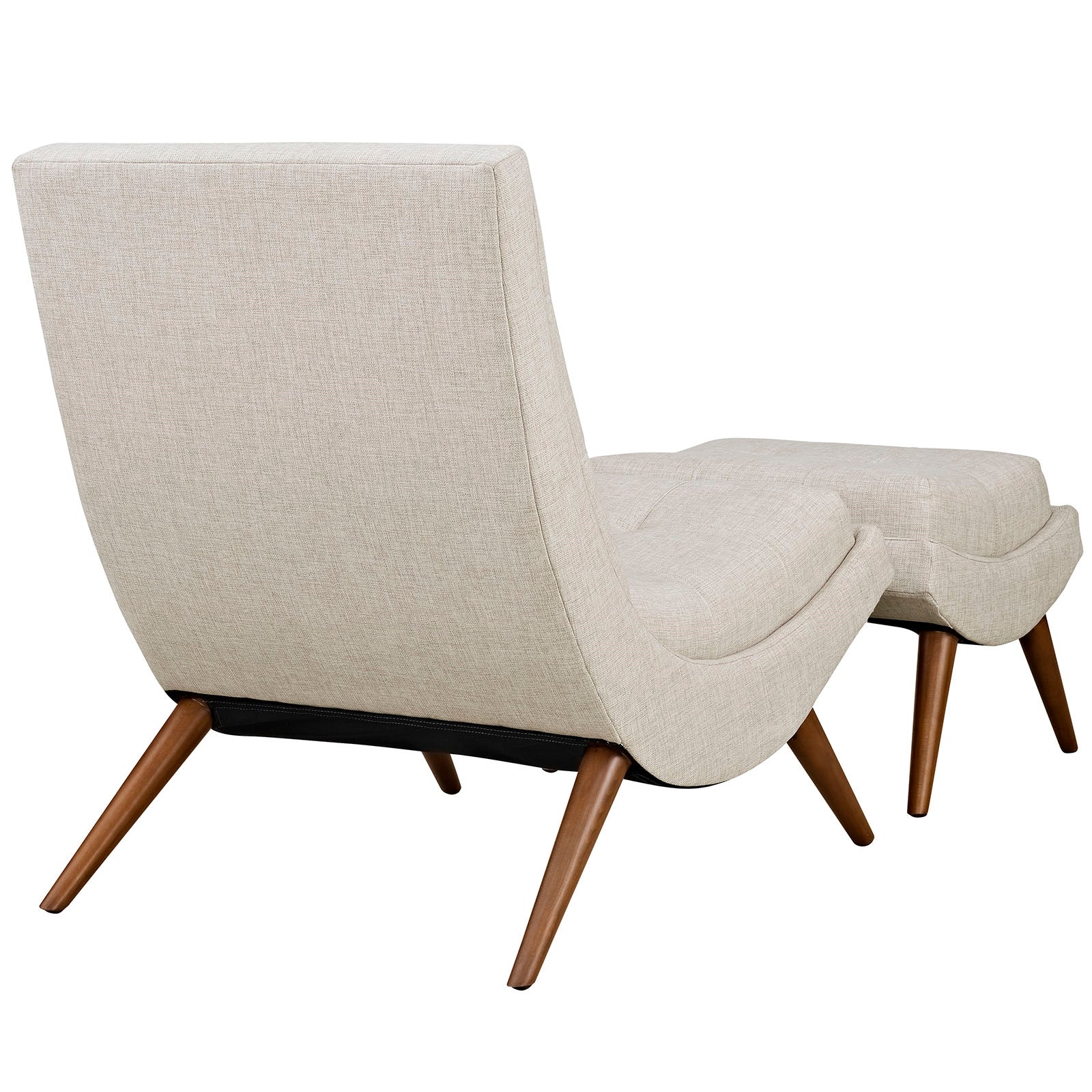 Modway Ramp Upholstered Fabric Lounge Chair Set