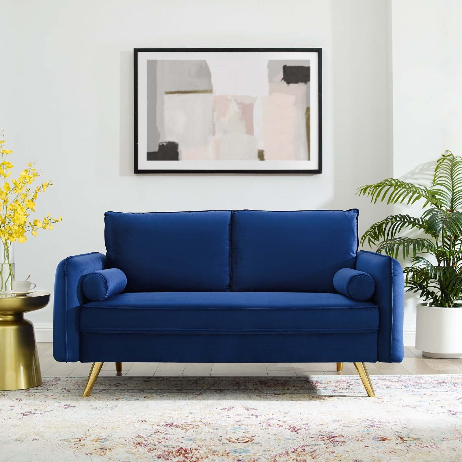 Modway Revive Performance Velvet Loveseat
