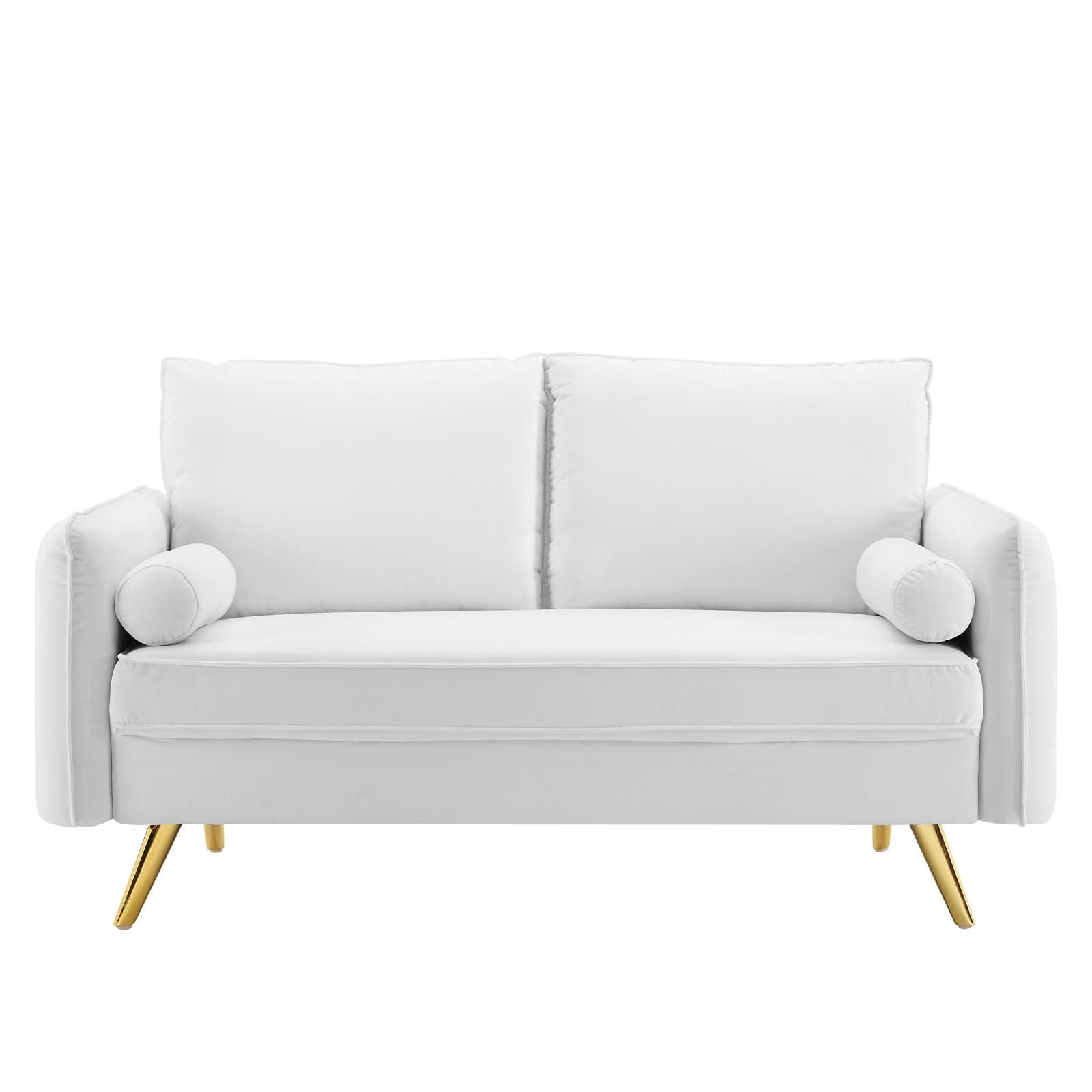 Modway Revive Performance Velvet Loveseat