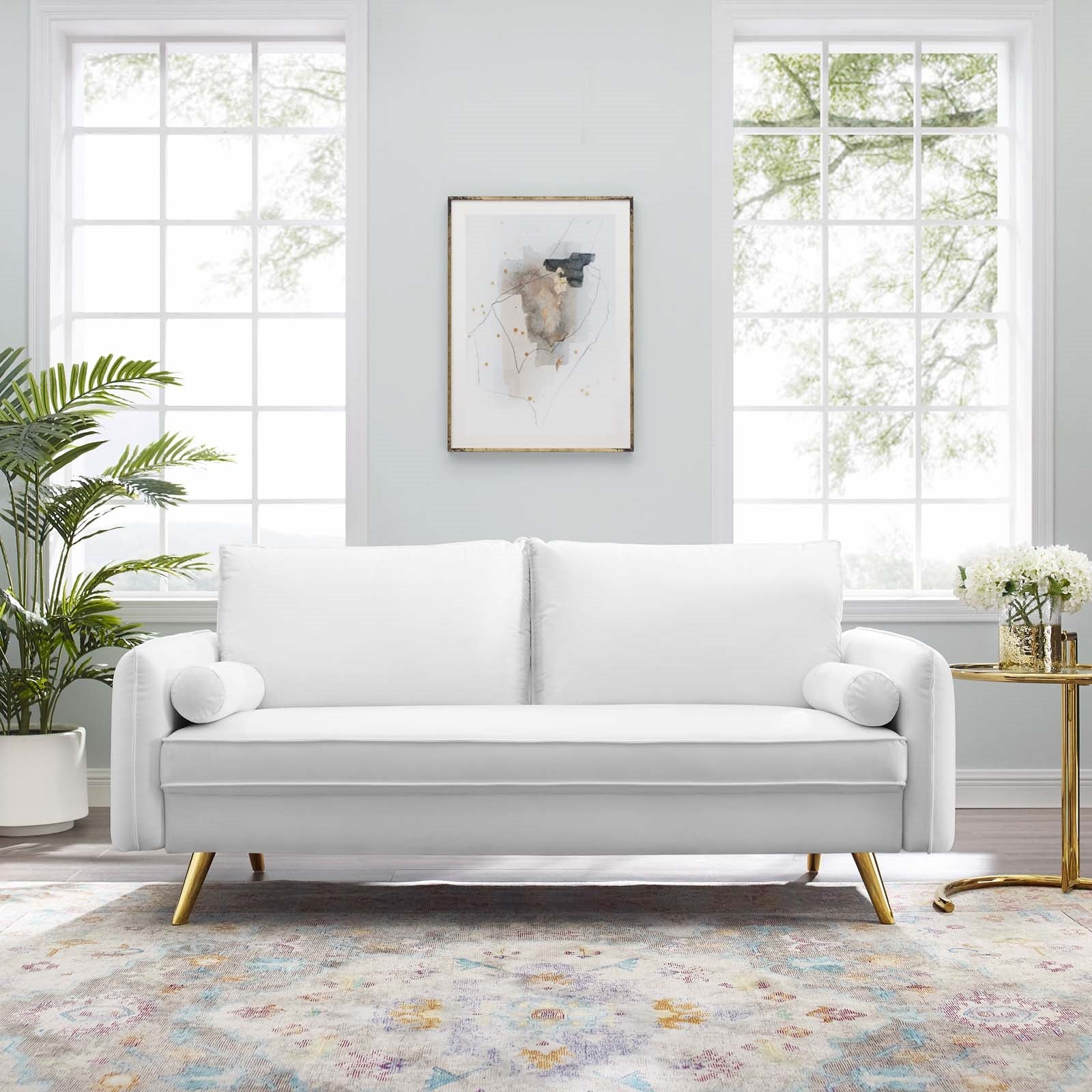 Modway Revive Performance Velvet Sofa