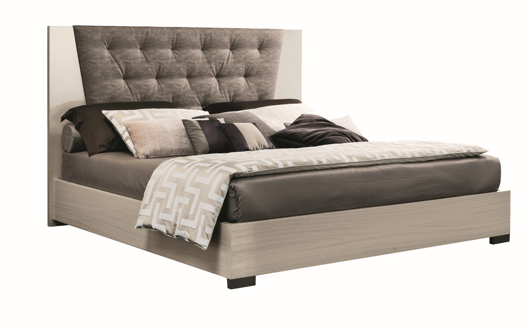 Mont Blanc Bed with Upholstered Headboard, Queen | ALF (+) DA FRE