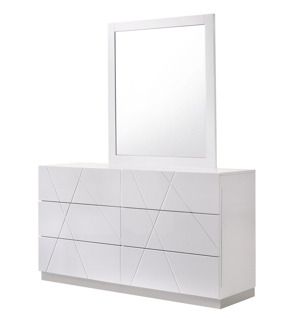 J & M Naples Dresser and Mirror
