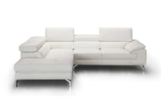 J & M Nila Leather Sectional
