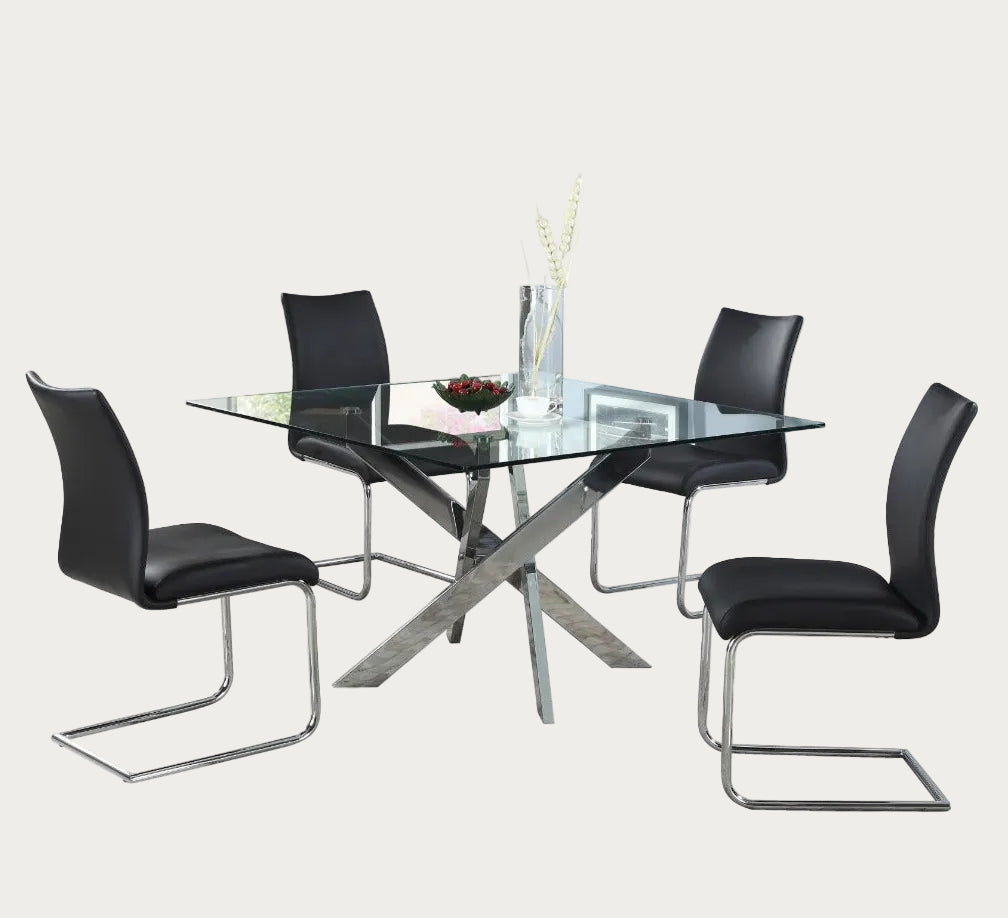 Pixie 5-piece dining room set by Chintaly Imports