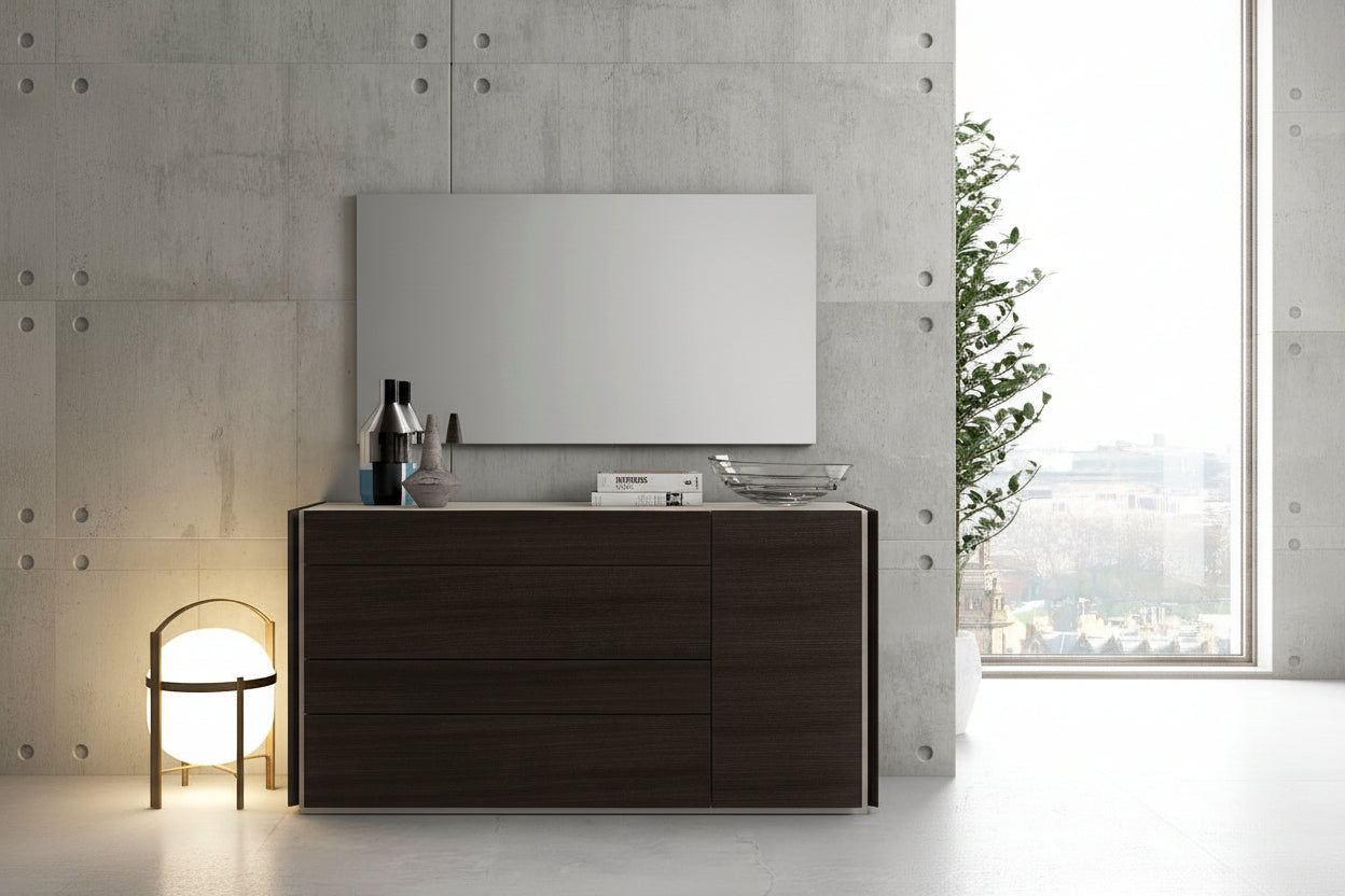 PORTO Dresser and Mirror | J & M Furniture