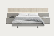 Porto Modern Bed, Grey