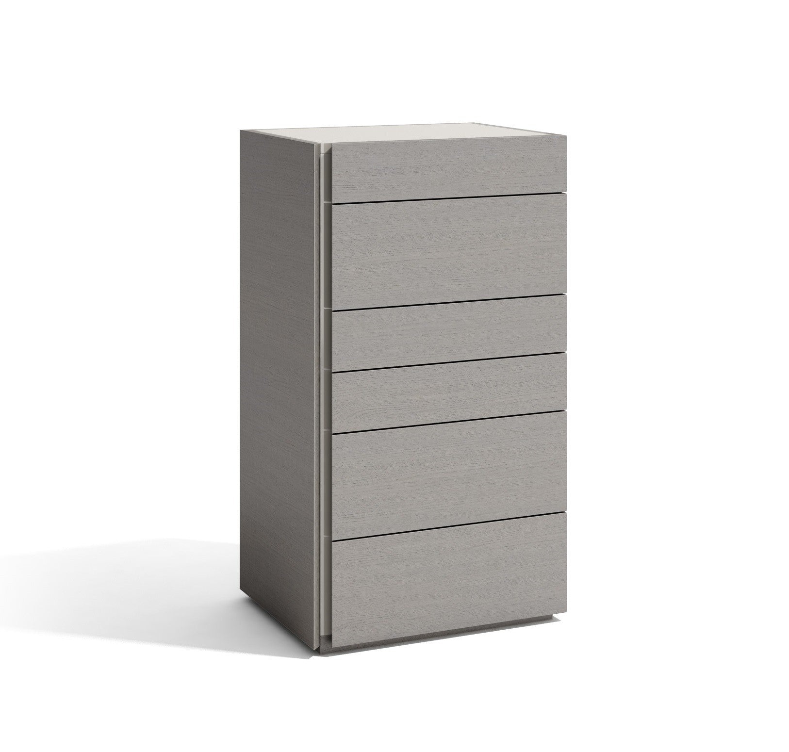 J & M Porto Chest in Grey Lacquer Finish