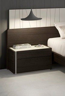 J & M Porto Left Side Nightstand, Wenge