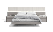 J & M Porto Modern Bed, Grey