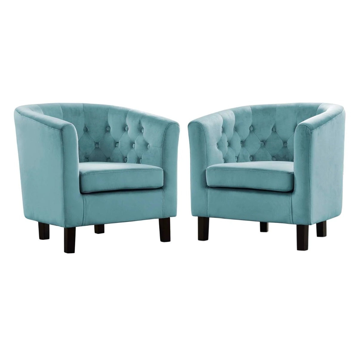 Modway Prospect 2 Piece Performance Velvet Armchair Set