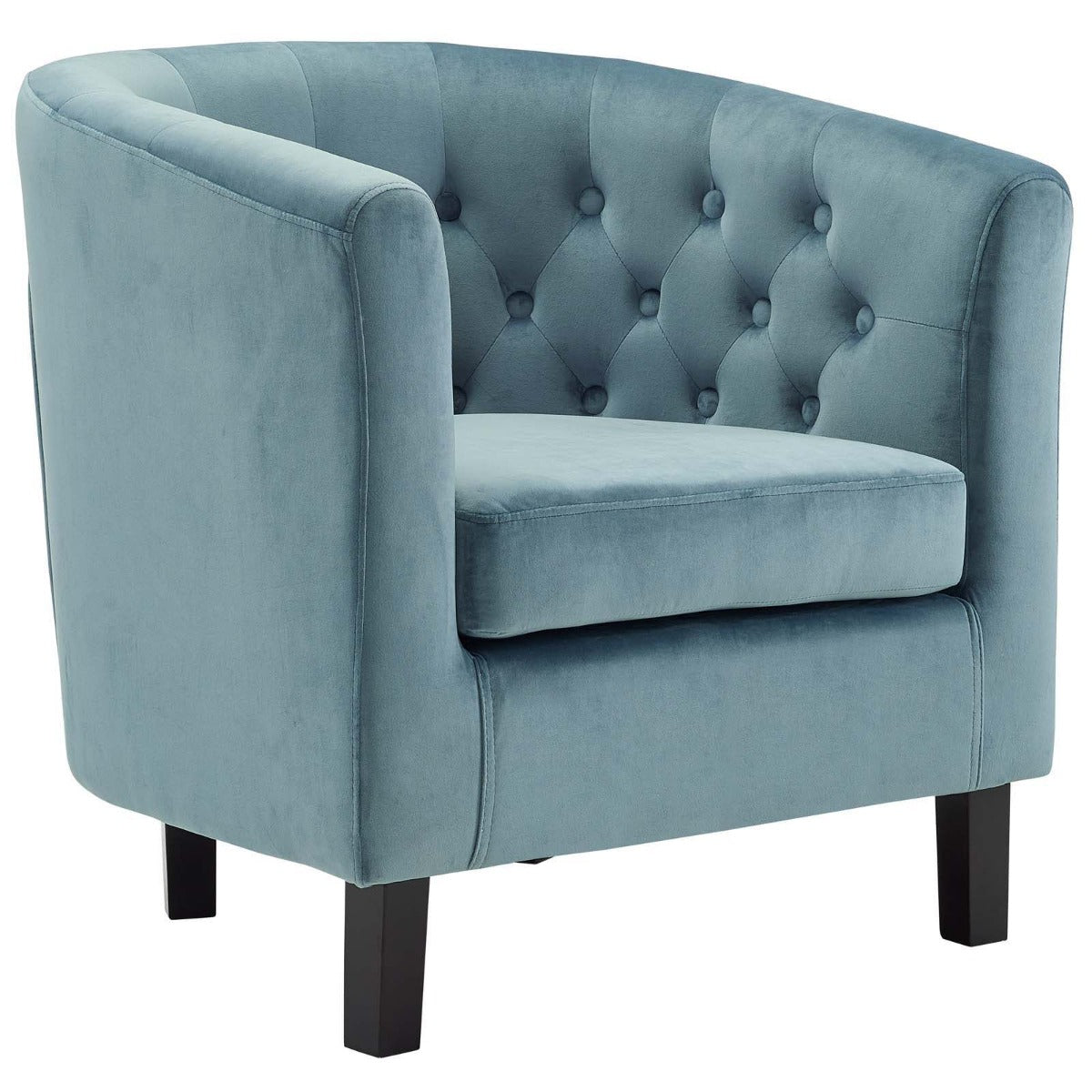 Modway Prospect 2 Piece Performance Velvet Loveseat and Armchair Set