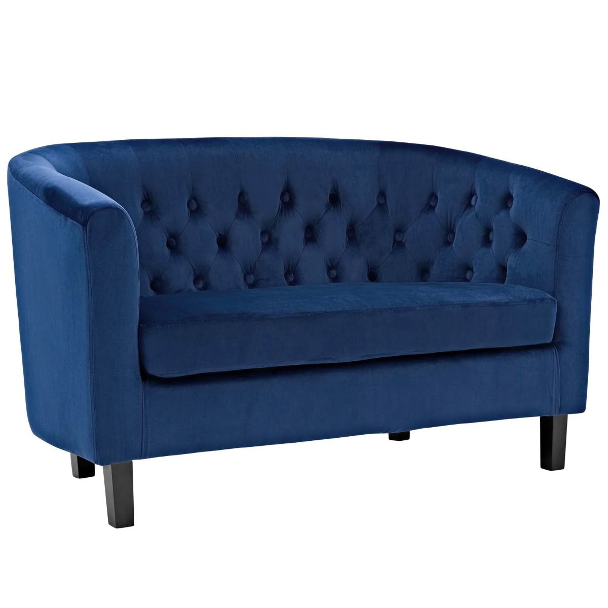Modway Prospect 2 Piece Performance Velvet Loveseat and Armchair Set