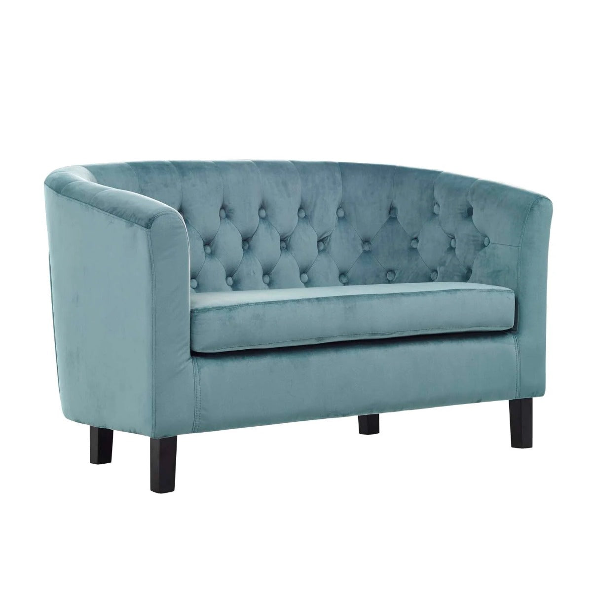 Modway Prospect 2 Piece Performance Velvet Loveseat and Armchair Set