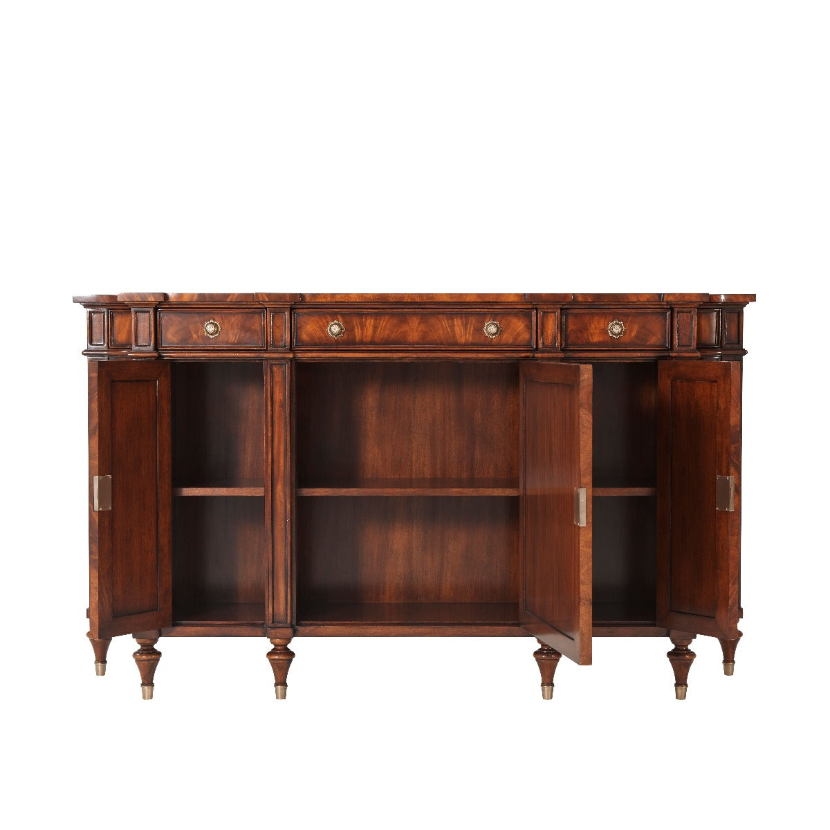 Theodore Alexander Concave Side Cabinet Sideboard