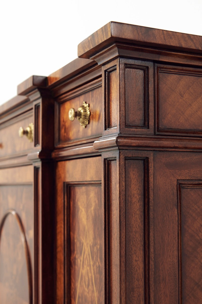 Theodore Alexander Concave Side Cabinet Sideboard