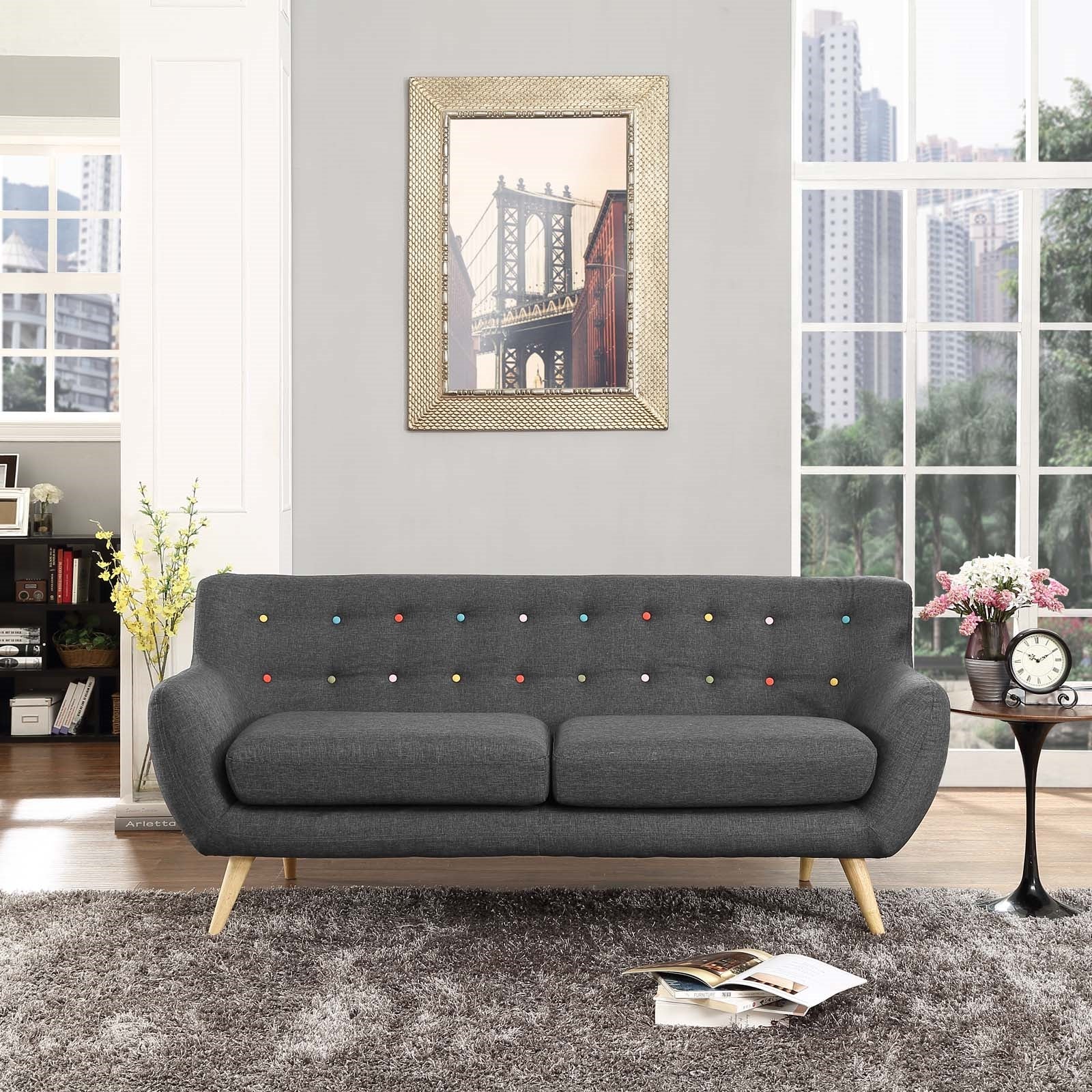 Modway Remark Fabric Upholstered Sofa