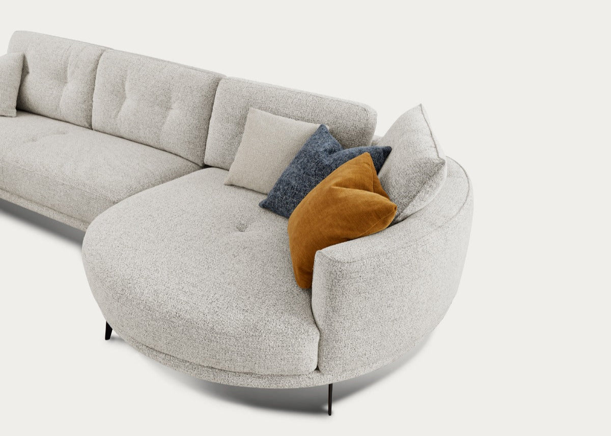 Rene Sectional Sofa – Iron Fabric | Creative Furniture