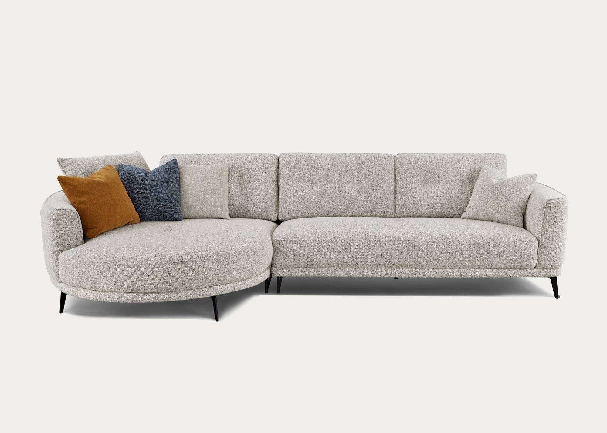 Rene Sectional Sofa – Iron Fabric | Creative Furniture