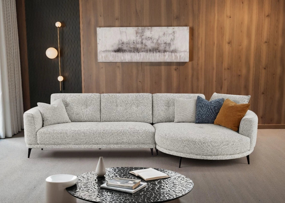 Rene Sectional Sofa – Iron Fabric | Creative Furniture