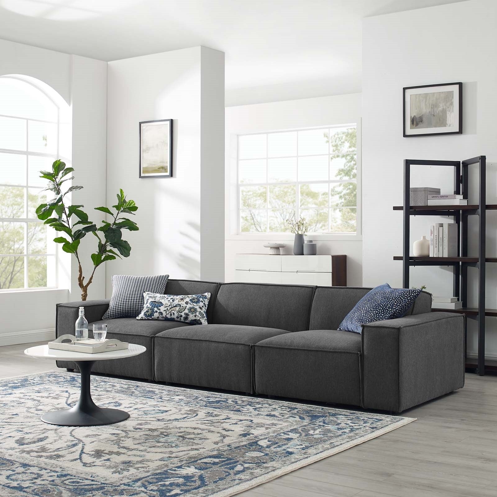 Modway Restore 3-Piece Sectional Sofa
