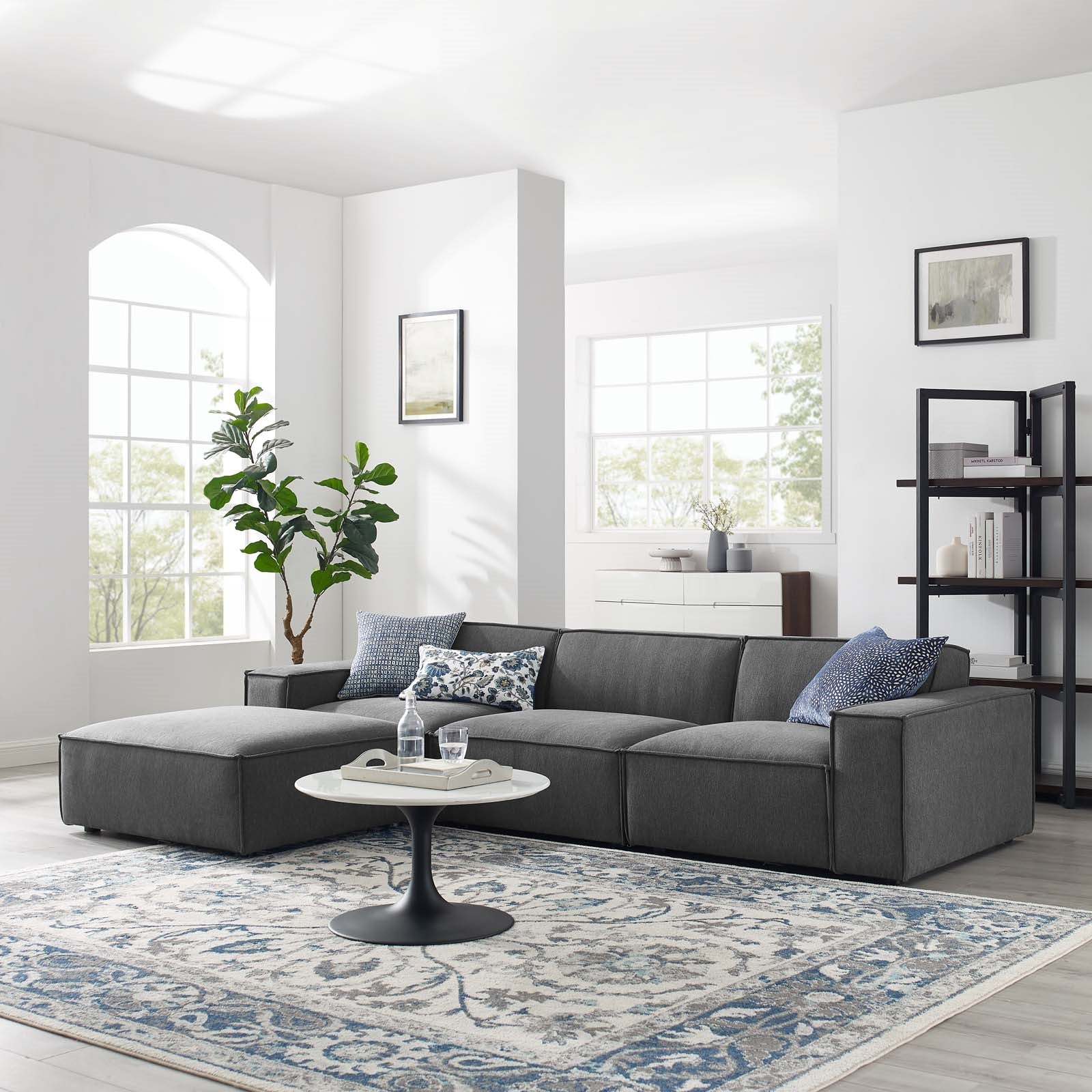 Modway Restore 4-Piece Sectional Sofa