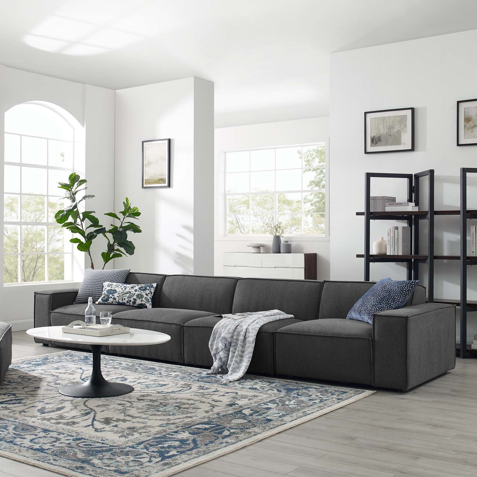 Modway Restore 4-Piece Sectional Sofa
