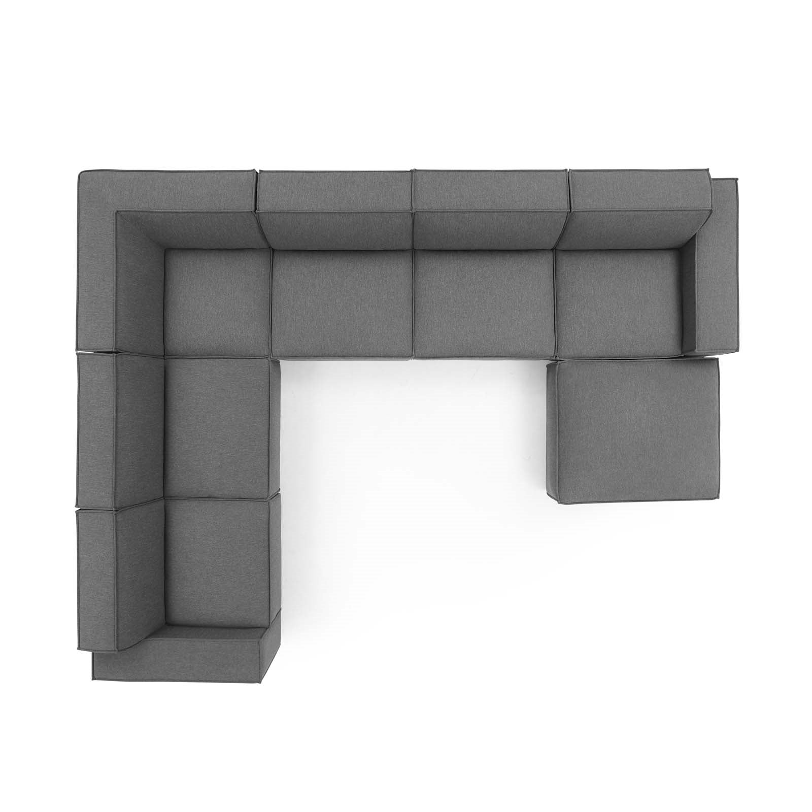 Modway Restore 7-Piece Sectional Sofa