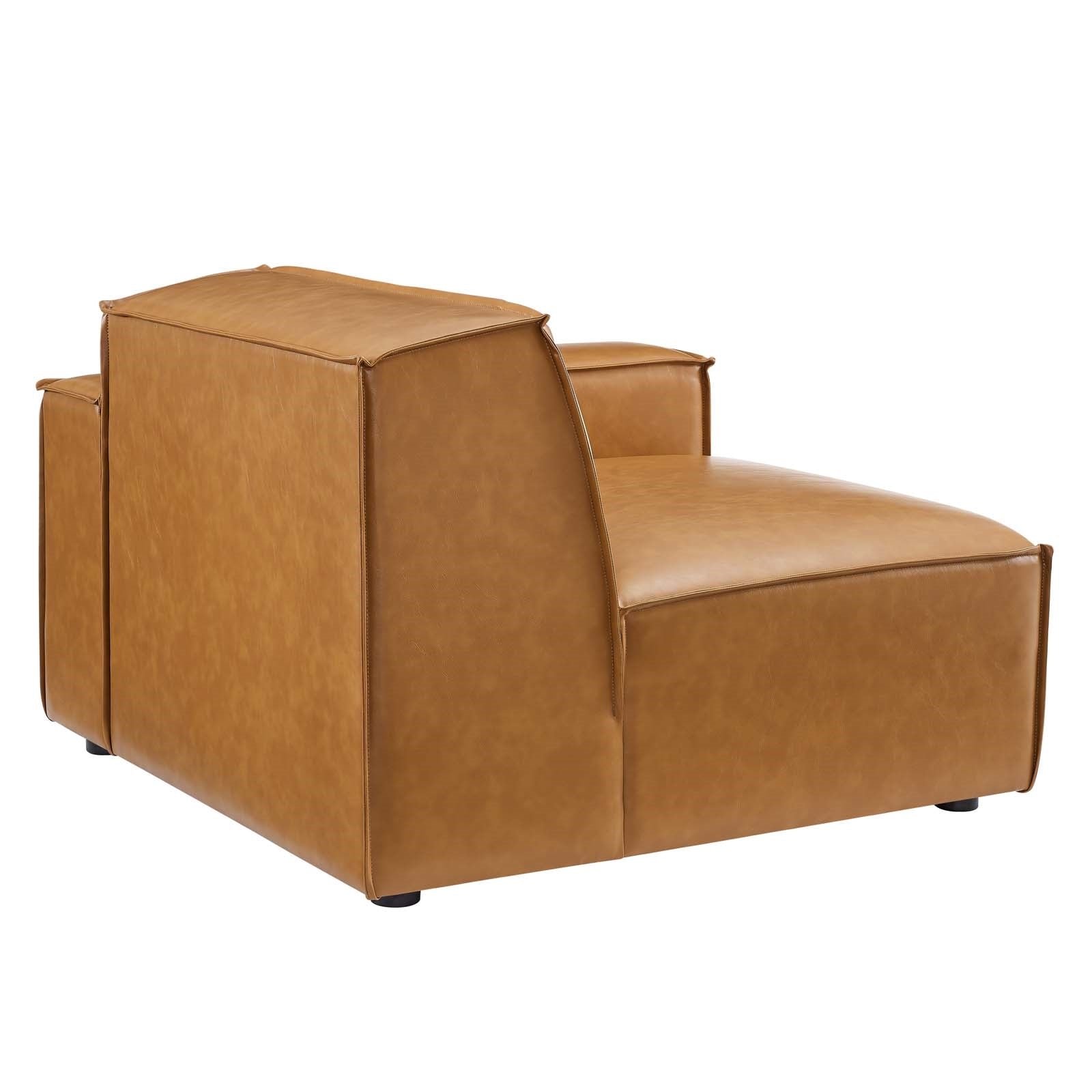 Modway Restore Right-Arm Vegan Leather Sectional Sofa Chair