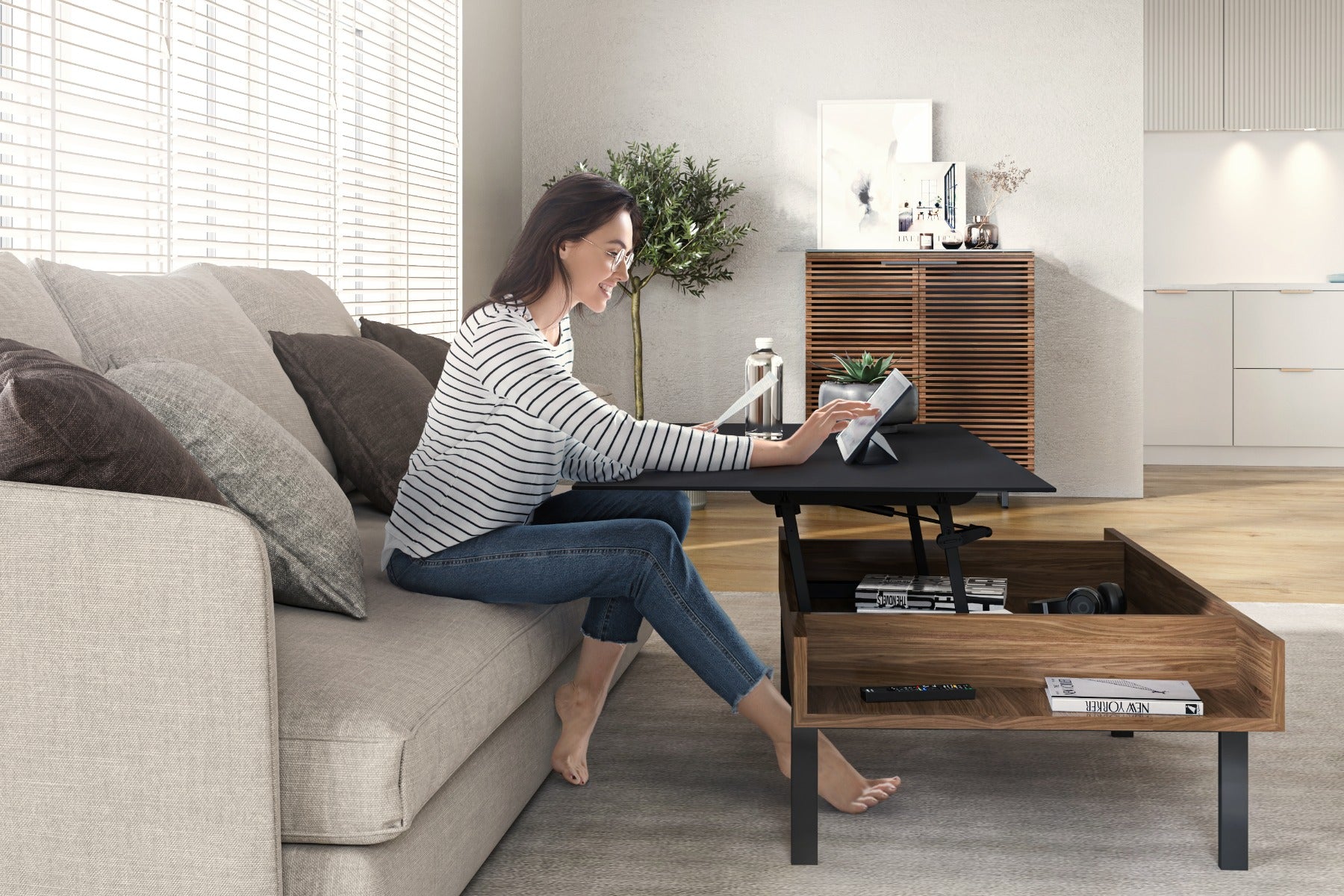 BDI Reveal 1192 Lift Top Coffee Table