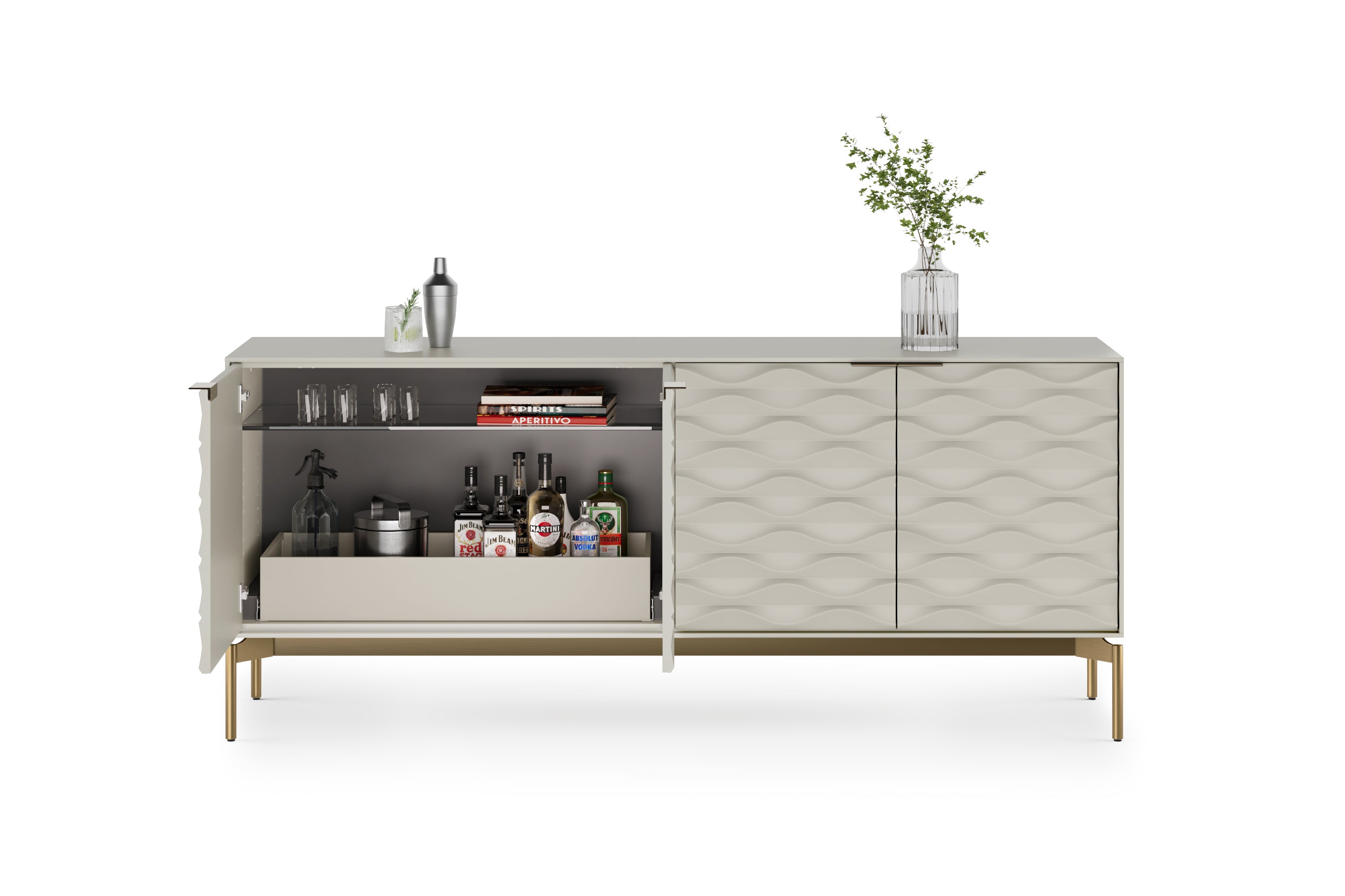 BDI Ripple 7629 Storage Credenza