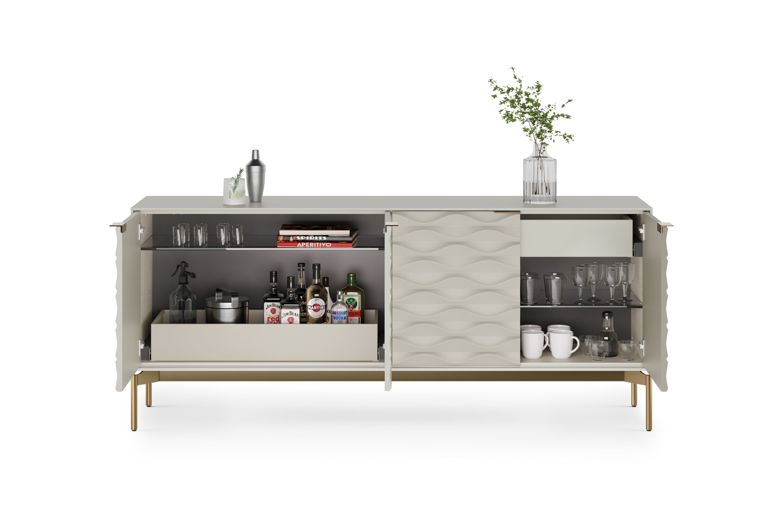BDI Ripple 7629 Storage Credenza