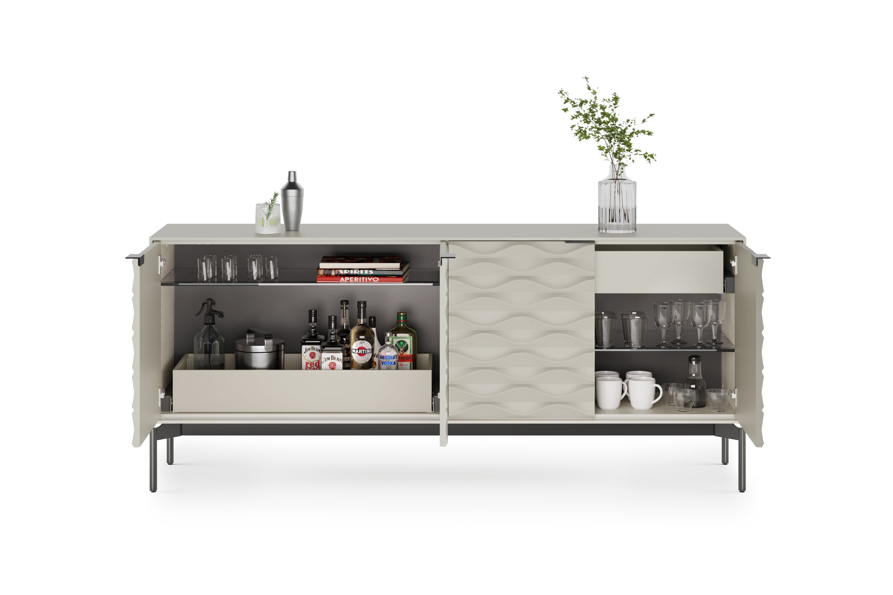 BDI Ripple 7629 Storage Credenza