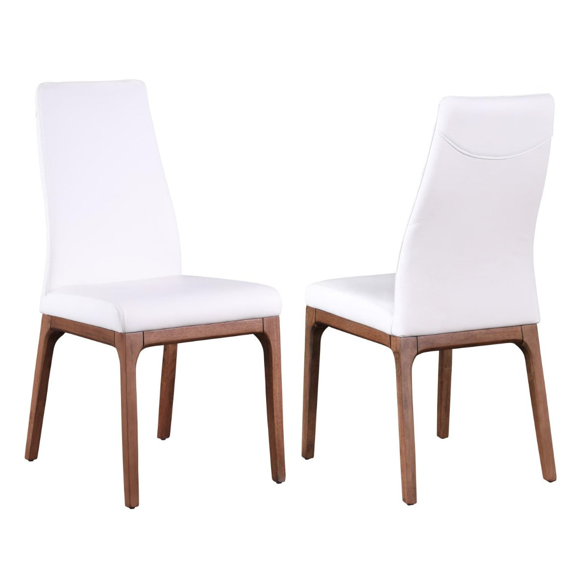 Chintaly Eden Modern Dining Room Set with Rosario Solid Wood Chairs