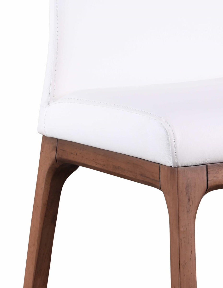 Chintaly Eden Modern Dining Room Set with Rosario Solid Wood Chairs